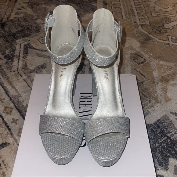 Dream Pairs Women's Hi-Lo High Heel Platform Pump Sandals Formal Heels 9.5 NEW - Picture 12 of 12